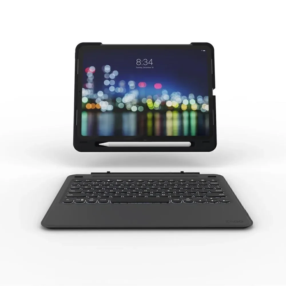 Zagg Slim book go 12.9 inch pro IPad with Detachable case NWT opened not used